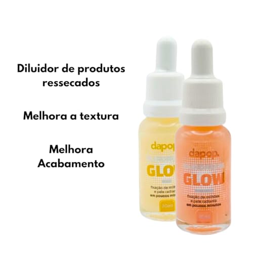 Blindagem Glow 20ml Fixação Impecável, Acabamento Luminoso, Prolonga a Duração da Make, Dilui Produt