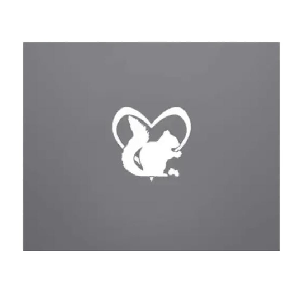 Squirrel Vinyl Sticker Heart Design Decal for Cars Vans Trucks Laptop Notebook Window Bumper Decor