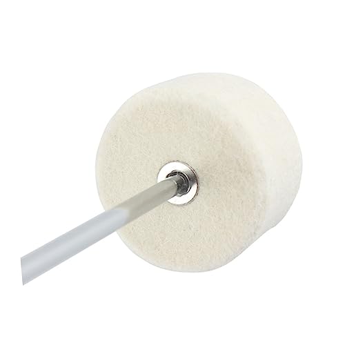 Batidor para pedal de bombo de acero inoxidable y fieltro miniatura 5