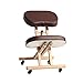 Kniender Stuhl Korrekte sitzung postur student stuhl lernen stuhl erwachsene taille stuhl Bürostuhl kniende Stuhl Computerstuhl Geeignet für Ihre Familie ( Farbe : Braun , Size : 52.3-71.2x45m )