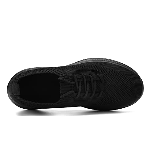 Image of Casbeam Mens Running Shoes Comfortable Lightweight Breathable Walking Shoes Lace-up Shoes Mesh Workout Casual Sports Shoes