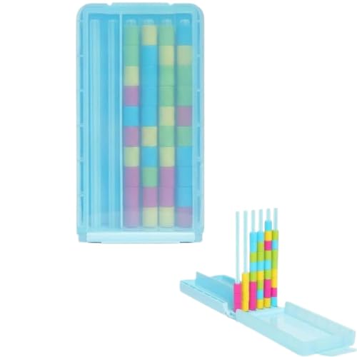 Mini Juego de Viaje Color Stack Challenge para calmar la ansiedad y ejercitar la mente en oficinas