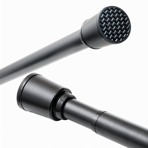 Yoquna ���ς�_ 3m 4m ���� �I �������� ���̊��� �z�c���� ���� �p�C�v���a32mm �J�[�e�����[�� �J�[�e���|�[�� �˂����� �_ �N�[�� �G���K���g (�u���b�N, �N�[��210-300cm)