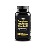 Natural Vitamin E Complex – Tocoferoli e Tocotrienoli – Potente Antiossidante, Protegge le Cellule dallo Stress Ossidativo – con Olio...