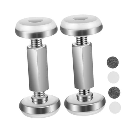 ABOOFAN 2Pcs Adjustable Headboard Stoppers Shake Tool for Bed Frames Wall Protection Vibration Control Non Drill Installation Compatible with Various Bed Types Enhance Sleep