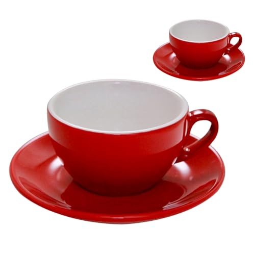 MY Obsession Cappuccino Tassen Set, 200 ml – Tee Tassen, Latte...