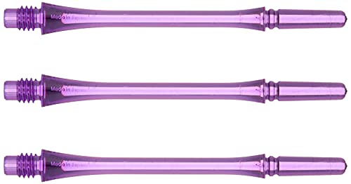コスモダーツ フィットシャフト ギア シャフト スリムスピン クリアパープル7