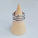 925 Sterling Silver Adjustable Layered Chain Ring, Party Rings For Women