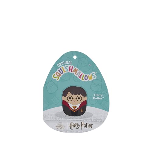 Squishmallows SQWB00098 - Harry Potter 25 cm, offizielles Jazwares Plüsch, superweiches Kuscheltier