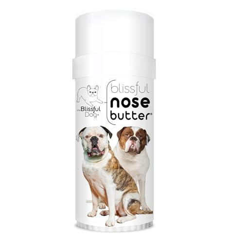 Image of The Blissful Dog American Bulldog Nose Butter, Versatile Dog Nose Balm for Dry Nose, Handcrafted Nose Moisturizer, Easy-to-Apply Dog Essentials, Unscented, 2.25 oz.