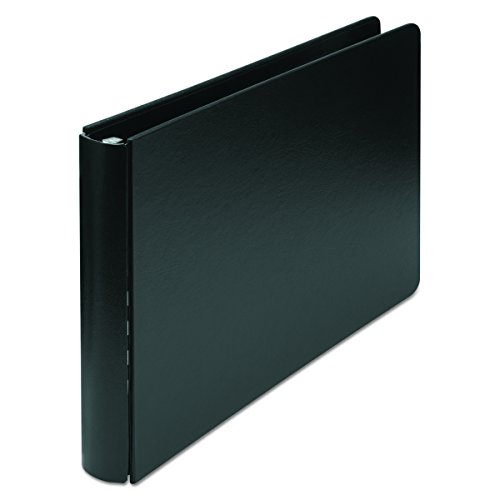 Wilson Jones 344 Line Casebound 3 Ring Binder with DubLock Ring, 2-Inch Capacity, 11 x 17 Inches Sheet Size, Black (W344-90)