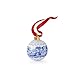 Spode Blue Italian Christmas Bauble - Full Scene Ornament with Classic Blue & White Porcelain Design, Collectible Holiday Decoration for Tree Display or Seasonal Décor - Giftworthy Keepsake
