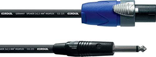 Câble h.p. Speakon 2 points jack 5 m Cordial Cables Select