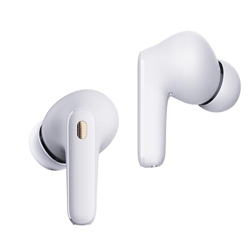 Itel T11 Truly Wireless Earbuds With 40H Playtime, Quad Mic ENC, IPX5, 10MM Bass Boost Drivers,BT Version 5.3, Fast Charging (White) For Rs. 559 @ 77 %