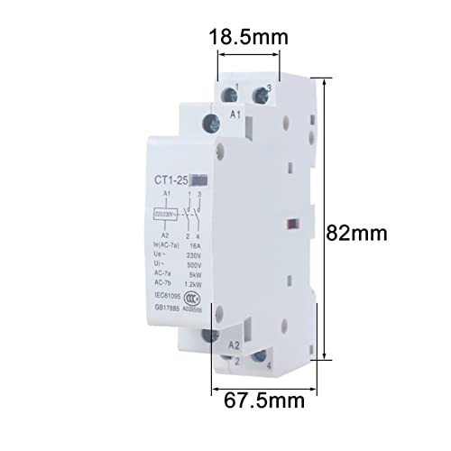 Module de rechange rail Din 25A pour automatiser le chauffage électrique - 6