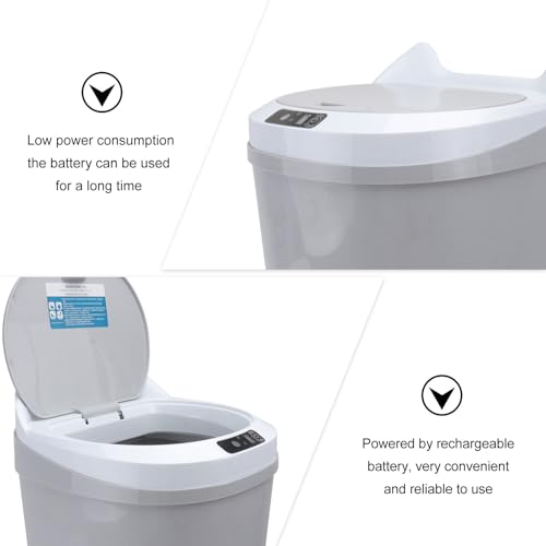 Papelera automática con sensor Beaupretty 17l recargable miniatura 7