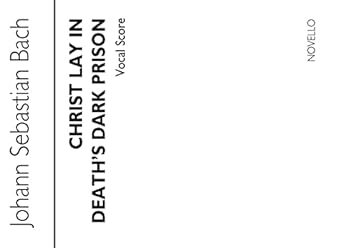 Paperback BACH: CHRIST LAY IN DEATH'S DARK PRISON CHANT Book
