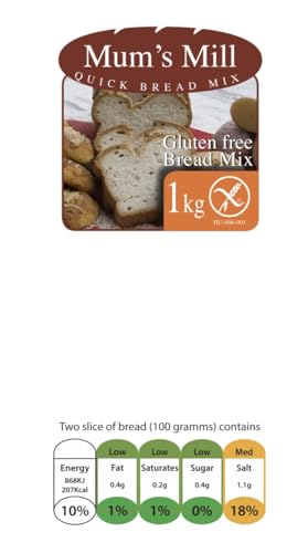 Quick Bread Mix Gluten Free Bread Mix 1kg - Image 5