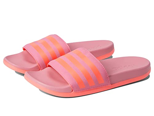 adidas Girl's Adilette Comfort (Toddler/Little Kid/Big Kid) Rose Tone/Turbo/Rose Tone 5 Big Kid M