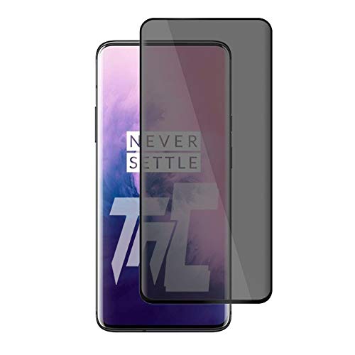 Verre trempé teinté 3D incurvé OnePlus 7 Pro noir la protection premium en verre blindé