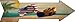 SMART BLONDE US and Arizona Flag Flip Flop Novelty Mini Metal Arrow Sign MA-698