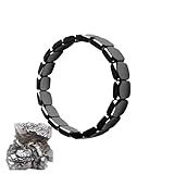 Genérico Pulsera De Hematita Para Hombre, Pulsera Con Hematita Natural, Joyería Accesorio De Muñeca Para La Muñeca Que Aumentan La Confianza En Mismo Eventos Sociales Para Hombre