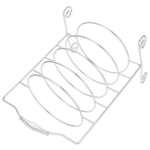 Cabilock Iron Wire Pan Rack 5-tier Buffet Bbq Tray Desktop Platter Holder Riser Stand for Catering Buffet Party Restaurants Dining Experience