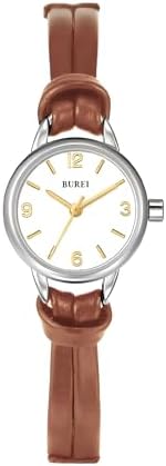BUREI Women Watches Simple Leather Strap Watch Luxury Quartz Watches Small Thin Ladies Watch Bracelet Band Wristwatch Relogio Feminino