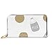 Produktbild JHGFG Mode Handtasche Reißverschluss Brieftasche Milchflasche Muster Telefon Kupplung Geldbörse Abendkupplung Blockieren Leder Brieftasche Multi Card Organizer