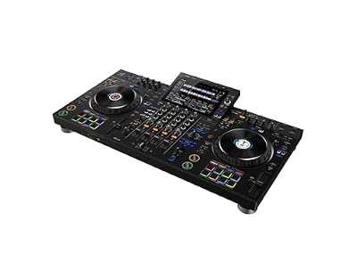 Pioneer DJ XDJ-AZ Professional 4-Deck All-in-One DJ System, 10.1-Inch Touchscreen, Built-in Wi-Fi, SonicLink Wireless Tech, Performance Pads & Beat FX – XDJAZ