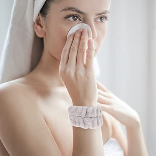 Lurrose Pulso Spa Washband 10 peças microfibra lavagem de pulso toalha pulseira apertada punho absor