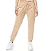 Produktbild ROSS CAMP Jogginghose Damen - Sporthose Frauen Baumwolle, Trainingshose Fitness High Waist, Sweatpants Slim Fit Freizeithose Lang, Jogging Hose Laufhosen Modern Mädchen Beige/S