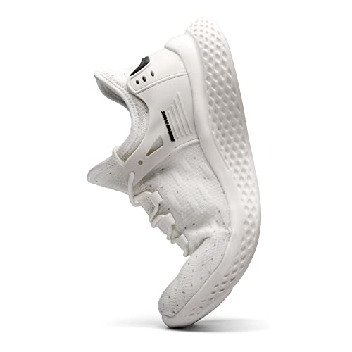 Dream Pairs Mens Sneakers, Non Slip Work Tennis Shoes - Breathable Knitted Upper - Ultralight Casual Sneakers For Walking Travel Running Sports Outdoor Athletic, White, Size 11.5 Sdws2215M #TOP2