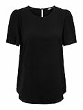 Bluse ONLY Damen ONLMETTE KIA S/S TOP WVN Blouse, Black, XL