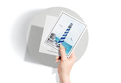 Image of Twigs Paper - 12 Nautical Lighthouse Note Cards - Greeting Cards for All Occasions - 3 Different Design Pack With Envelopes - Personalized Thank You Cards - Made in USA (5.5 x 4.25 inches,Set of 12)