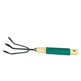  Meilijia - Rastrillo de Mano para jardín 3 púas
