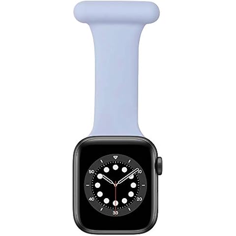 Compatible with Apple Watch Strap 38mm/40mm/41mm, 42/44mm/45mm, Infection Control Design Silicone Pin Fob for Nurses Midwives Doctors Healthcare Paramedics , for iWatch Series SE/ 8/7/6/5/4/3/2/1 Cover