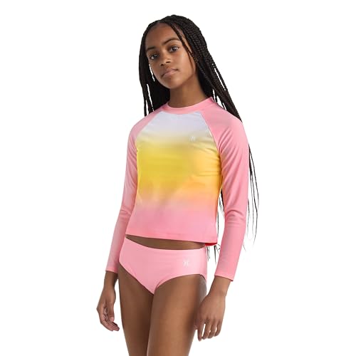 Image of Hurley Girls' Long Sleeve Rash Guard