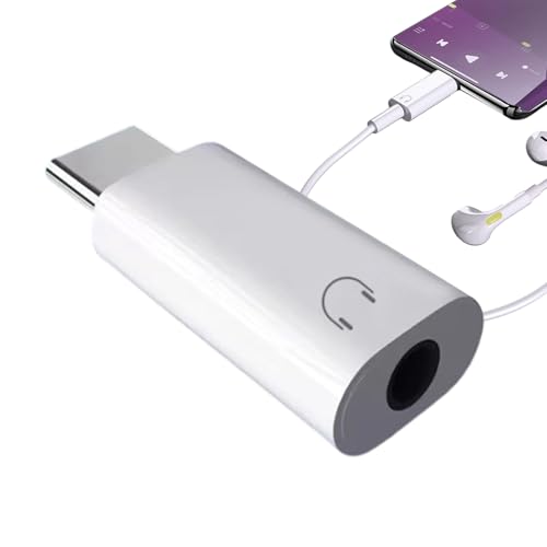 ヘッドホンアダプター Type C - 3.5mm AUXコンバーター 低遅延オーディオアダプター 電話/タブレット/スピーカー/キーボード/ギター/ピアノ/ハイファイサウンドプラグアンドプレイ/ポータブルデザインに対応