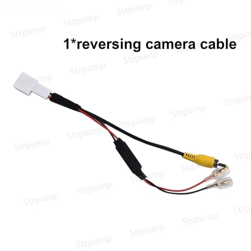 Image of Retain OEM Factory Car Rear View Backup Reverse Camera Video Adapter Connector RCA Cable for Toyota Land Cruiser Old RAV4 RX330 Original 86 Screen Mazda 4Pin