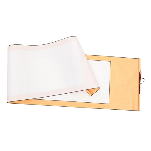 TEMPNAP 1 Pc rollo de papel de arroz en paperwhite pinceles de caligrafía rollos de papel en pergamino colgante papel de pergamino para papel para practicar caligrafía