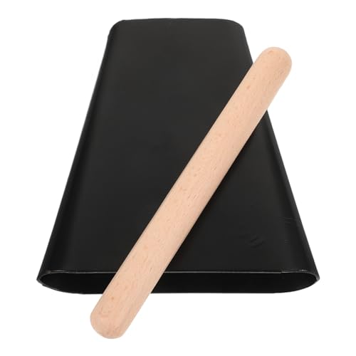 Toyvian 1 Juego De Instrumento De Percusión Musical Cencerro Práctica Cencerro Campana De Mano Instrumento con Palo para Principiantes