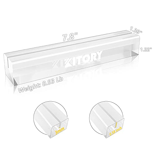 Square Cleaver Knife Block, Knife Stand/Holder Especialy For Square Cleaver Knife Display Or Exhibition - Elegant Transparent Acrylic, From Kitory #TOP1