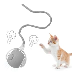 ☆インタラクティブキャットトイボール トップ フェザーワンド ベル付き 不安解消 Amazon | INKZOO 猫のおもちゃ インタラクティブな猫のおもちゃ