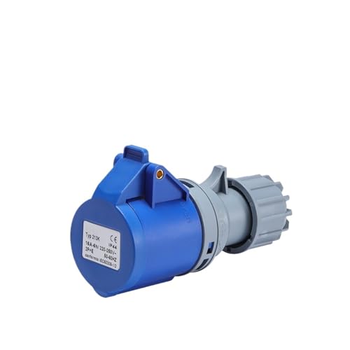 IP44 �h���Y�Ɨp�v���O����у\�P�b�g�R�l�N�^ 16A/32A 3�c 4�c 5�c �q���h���J�v��(Three Core 32a Connector)