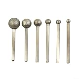 Kugelfräser-Set, Rotationswerkzeug-Bits, Schnitzbohrer-Bits, Gravierwerkzeug-Zubehör, runde Schleiffräser, Bits, Steinschnitzwerkzeuge, Glasgravierbits