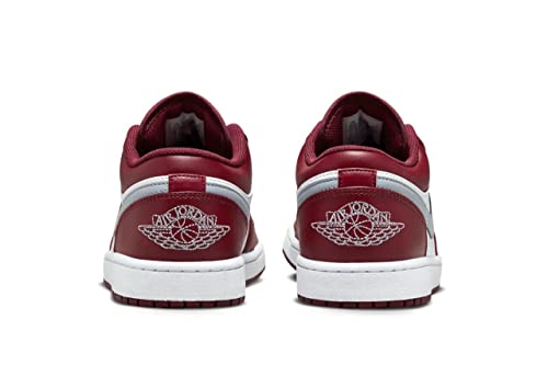 Image of Jordan Mens Air Jordan 1 Low 553558 615 Bordeaux - Size 9