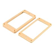 Pickup rings fit for LP, Les Paul style electric guitar or other similar guitar parts. Space for humbucker pickup:70x39.3mm; Distance between two pickup height screws: 78mm; Frame height: 3x5mm and 7x9mm Dimenison is the most important factor to prov...