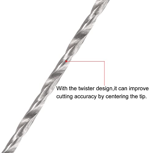 Sourcing map 5 mini micro punte elicoidali da 1,2