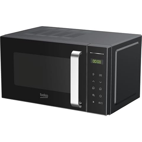 Beko Anthracite Solo Microwave with Auto Cook Cover